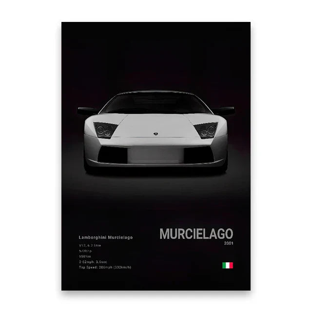 DecorBites™ Luxury Sports Car Canvas Wall Art