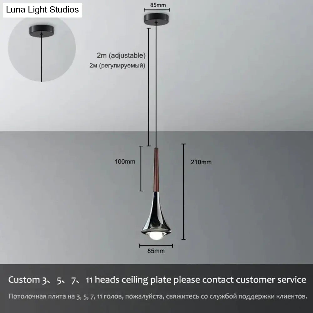 DecorBites™ Lyra -  LED Water Drop Chandelier