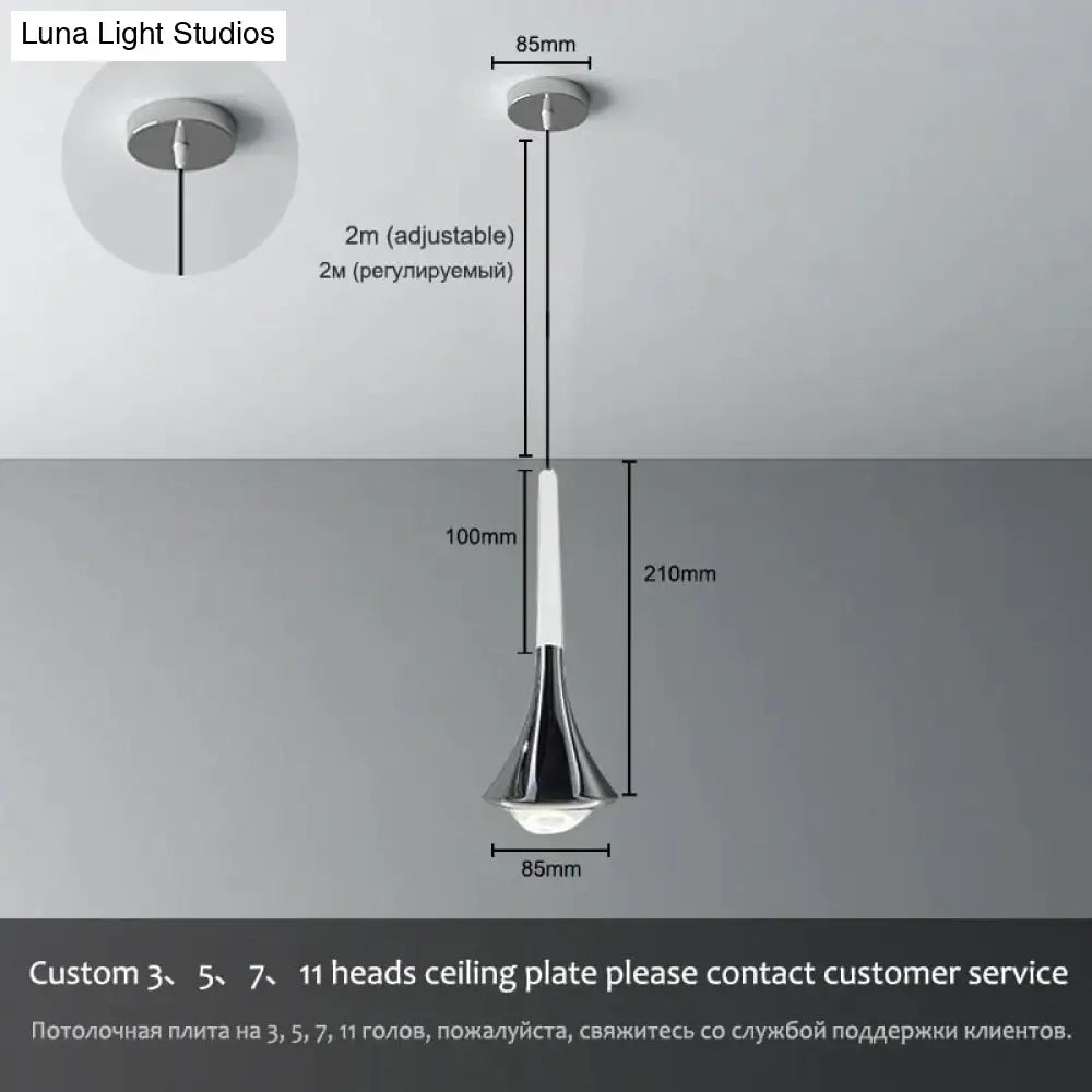 DecorBites™ Lyra -  LED Water Drop Chandelier