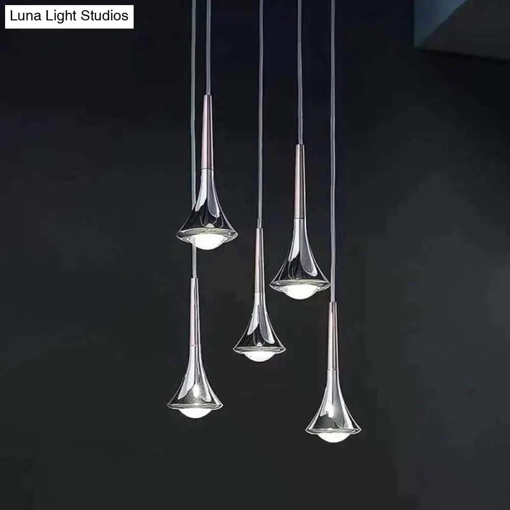 DecorBites™ Lyra -  LED Water Drop Chandelier