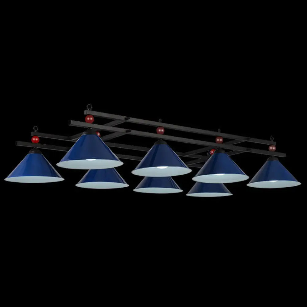 DecorBites™ Metal Hanging Island Light - Industrial Billiard Club Pendant