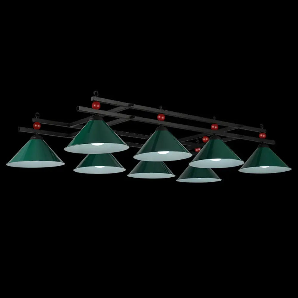 DecorBites™ Metal Hanging Island Light - Industrial Billiard Club Pendant