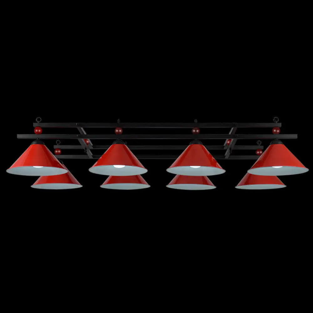 DecorBites™ Metal Hanging Island Light - Industrial Billiard Club Pendant