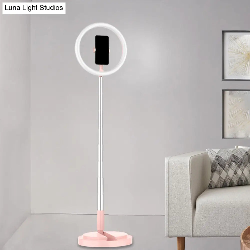 DecorBites™ Metallic LED Makeup Lamp with Phone Holder and USB Fill Light in 3 Colors