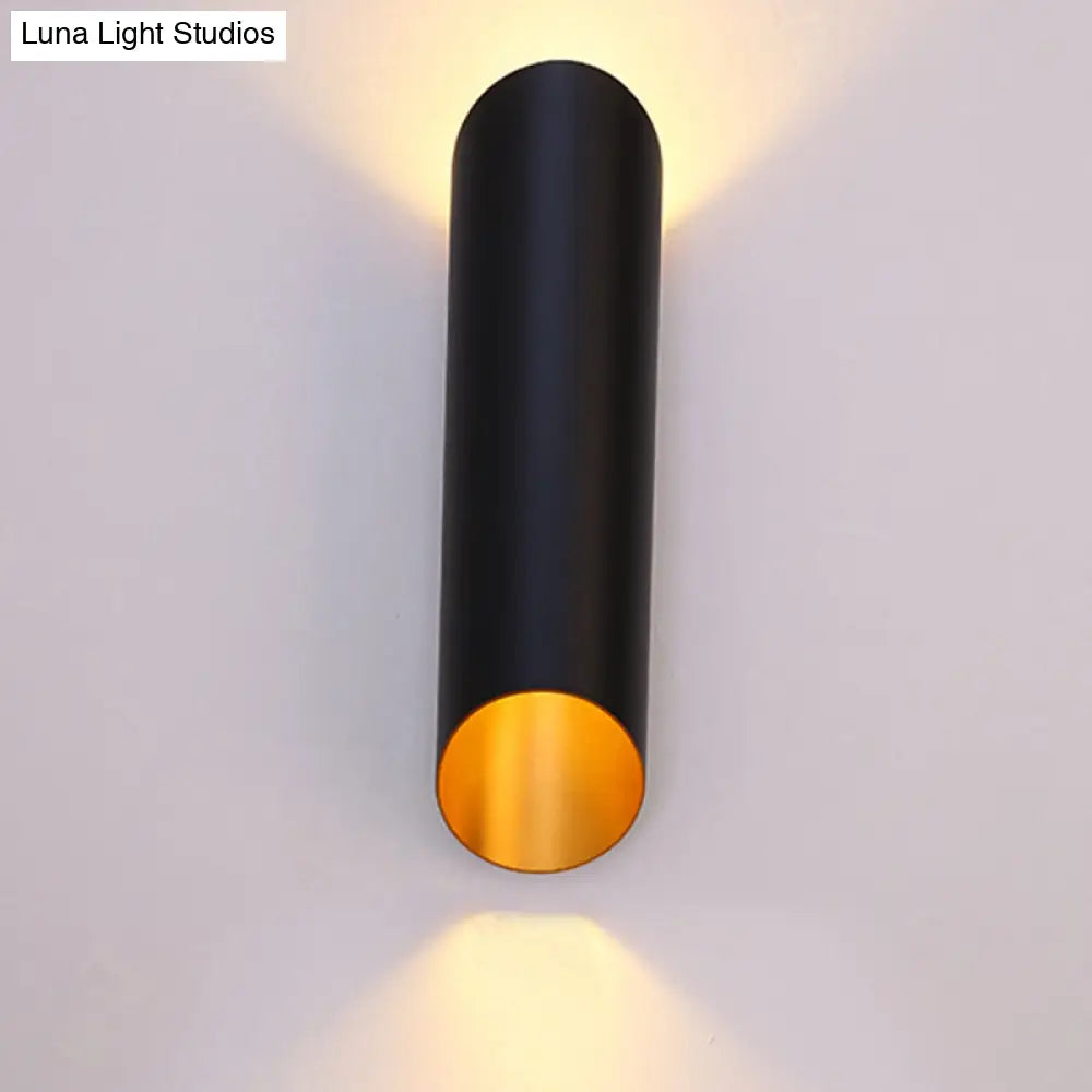 DecorBites™ Minimalist Aluminum Wall Lamp, 2-Light Corridor Fixture in Black
