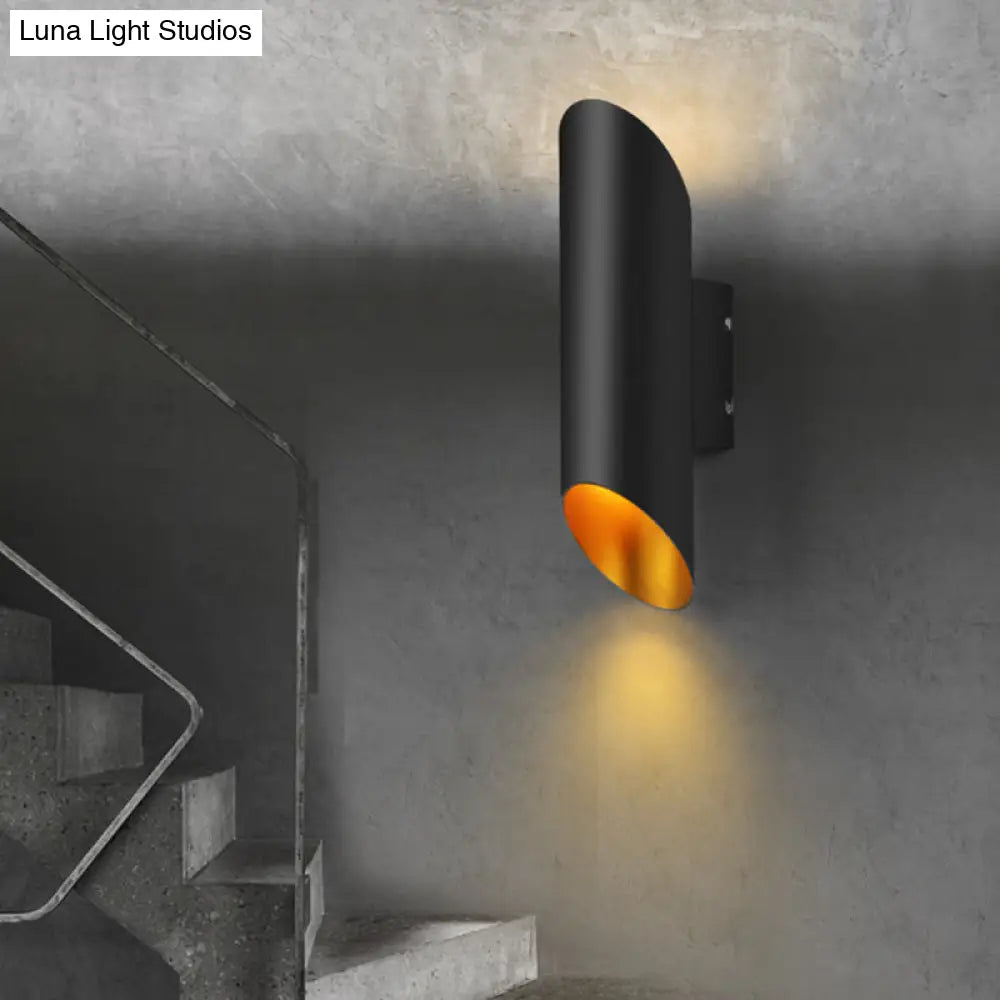 DecorBites™ Minimalist Aluminum Wall Lamp, 2-Light Corridor Fixture in Black