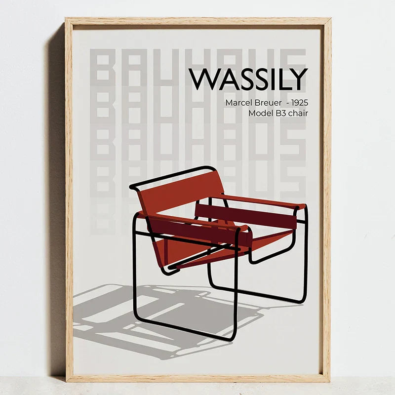 DecorBites™ "Minimalist Bauhaus Exhibition Posters - Canvas Wall Art"