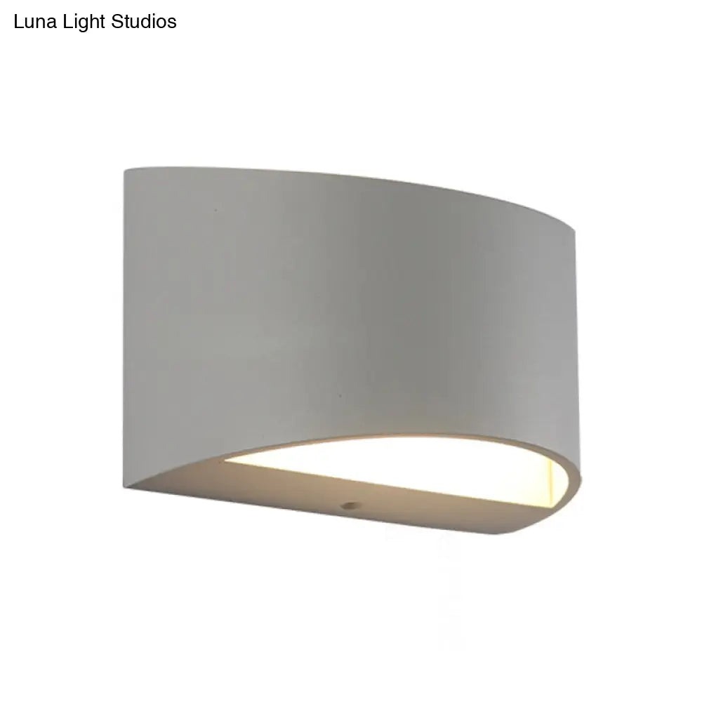 DecorBites™ Minimalist LED Wall Light - Metal Geometric Design | Warm/White Light Options