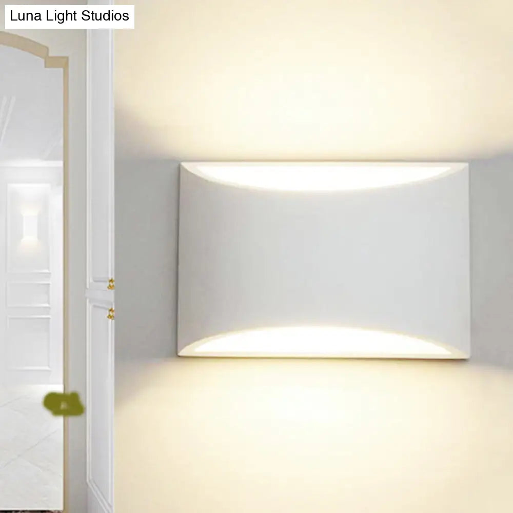 DecorBites™ Minimalist LED Wall Light - Metal Geometric Design | Warm/White Light Options