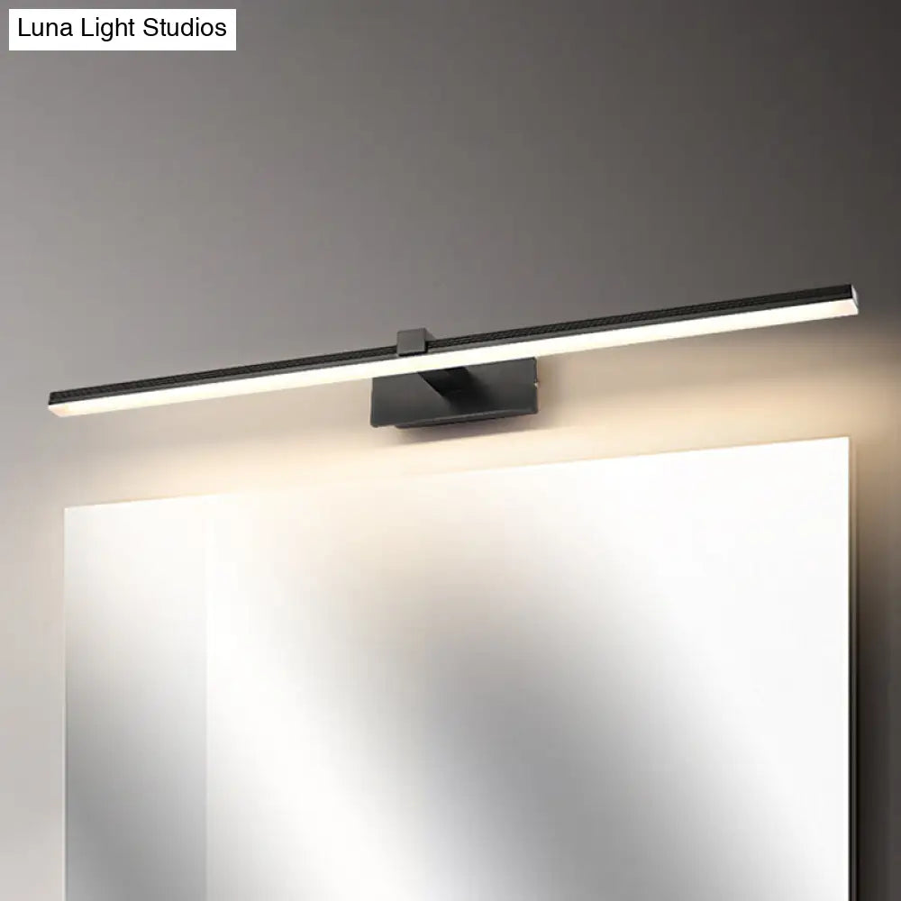 DecorBites™ Minimalist LED Wall Mount Light Fixture - Stick Shaped Bathroom Vanity Lighting in Acrylic