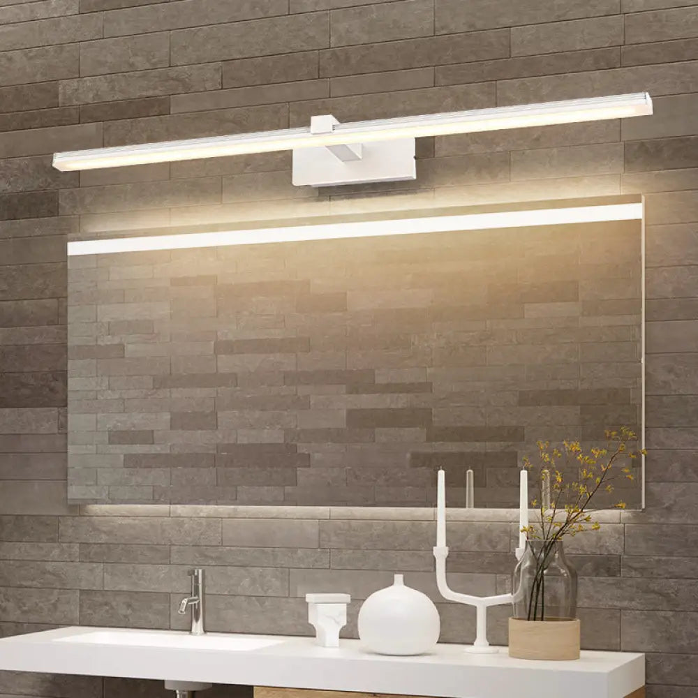 DecorBites™ Minimalist LED Wall Mount Light Fixture - Stick Shaped Bathroom Vanity Lighting in Acrylic