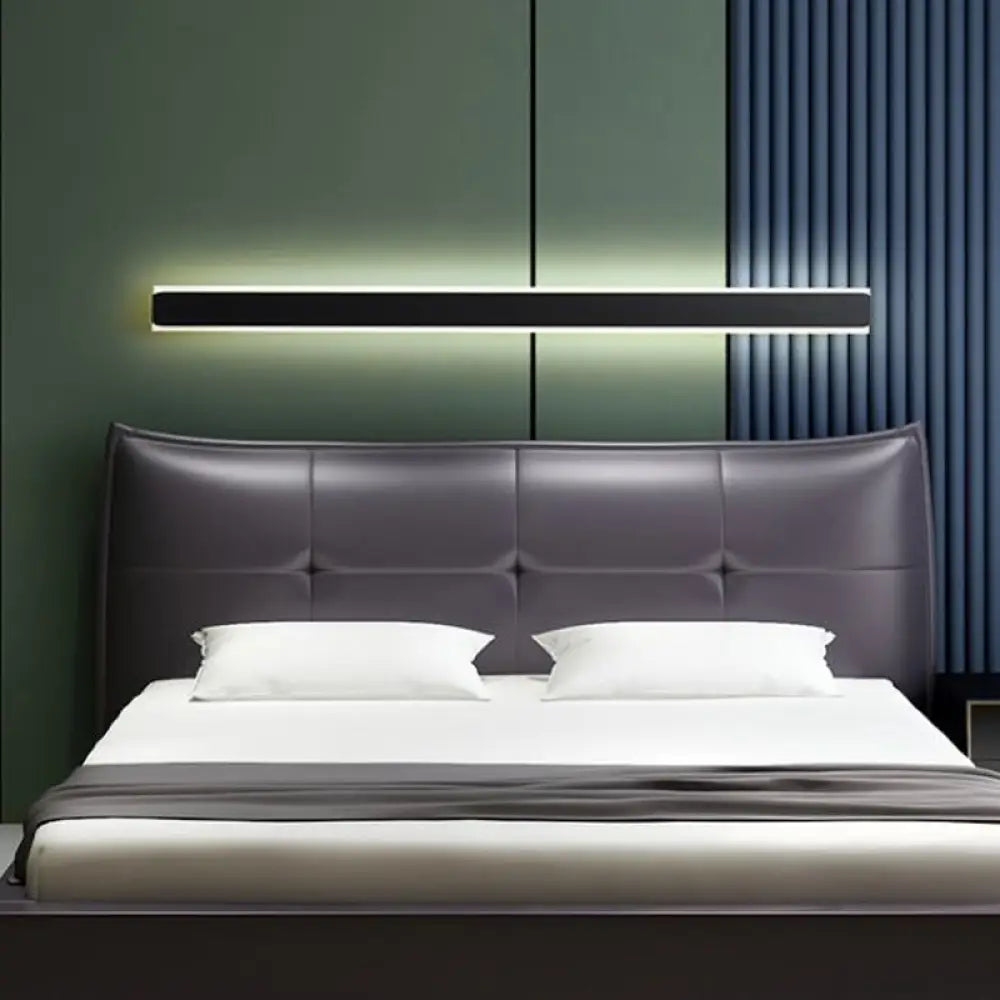 DecorBites™ Minimalist LED Wall Sconce Light in Black/White - Perfect for Bedchamber