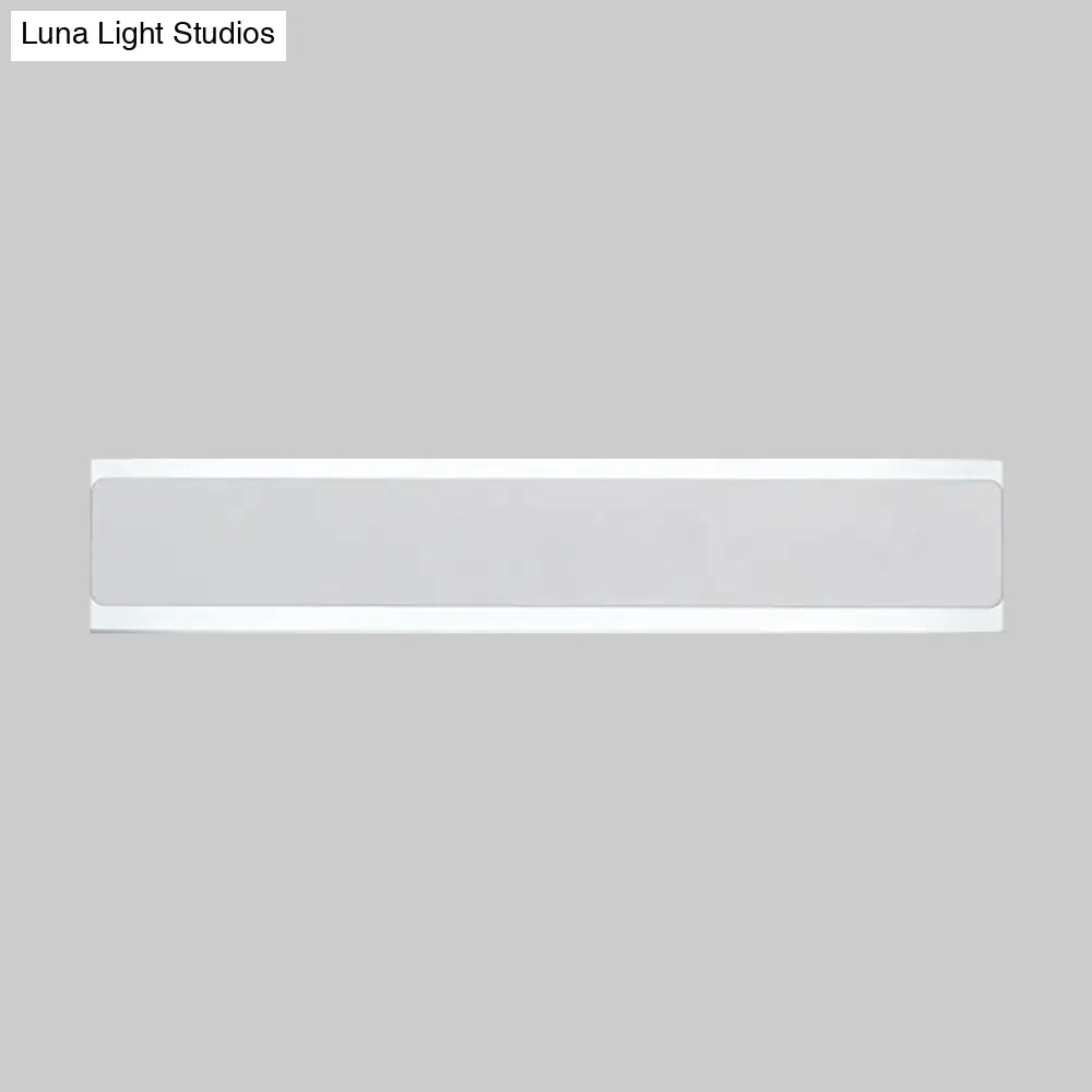 DecorBites™ Minimalist LED Wall Sconce Light in Black/White - Perfect for Bedchamber