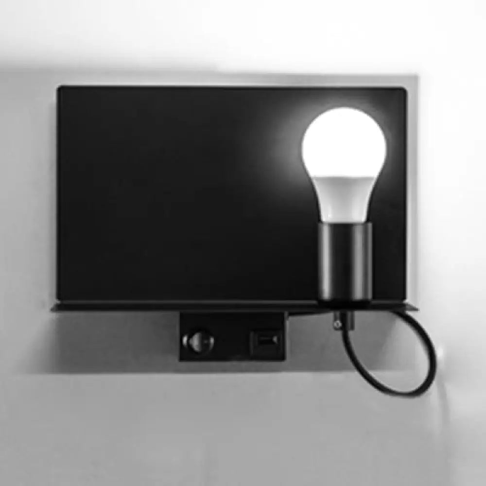 DecorBites™ Minimalist Metal Wall Light with Supporter - Ideal for Study