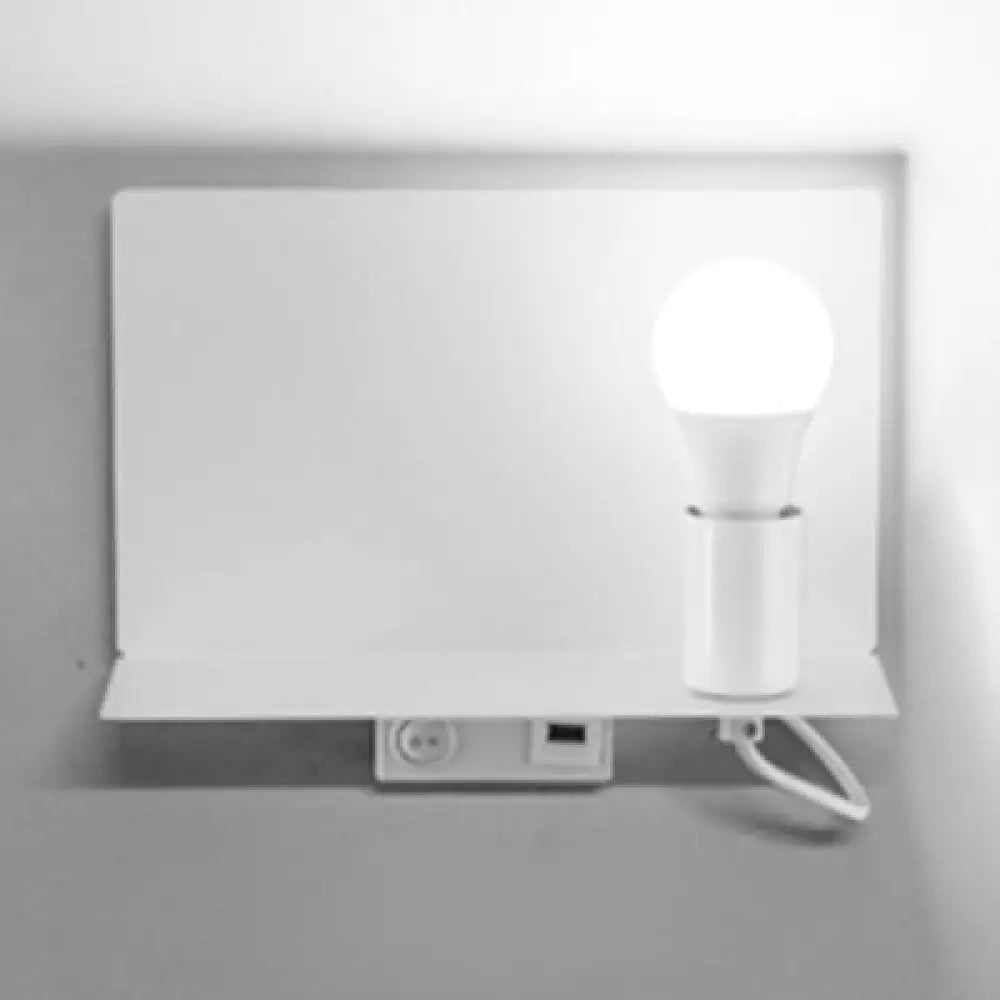 DecorBites™ Minimalist Metal Wall Light with Supporter - Ideal for Study