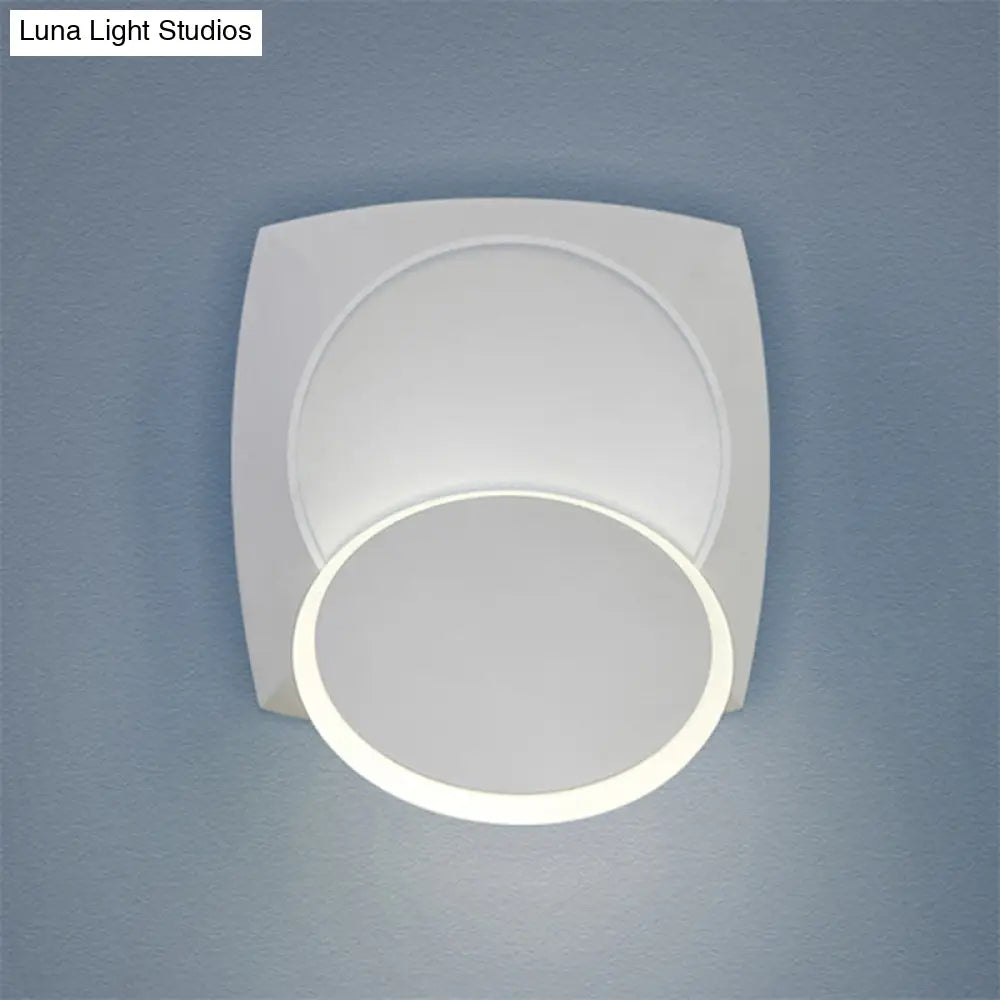 DecorBites™ Minimalistic Rotatable Metallic Wall Sconce with LED Warm/White Lighting