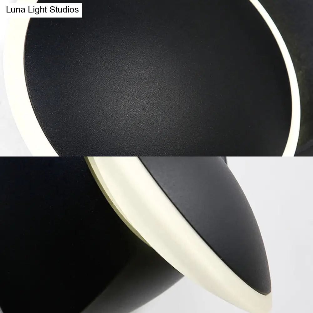 DecorBites™ Minimalistic Rotatable Metallic Wall Sconce with LED Warm/White Lighting