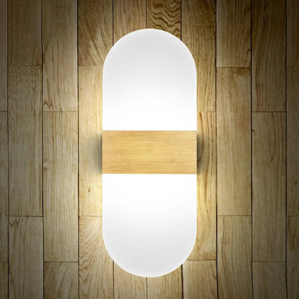 DecorBites™ Modern Acrylic Geometric LED Wall Sconce Lamp: Stylish Bedside Lighting Fixture