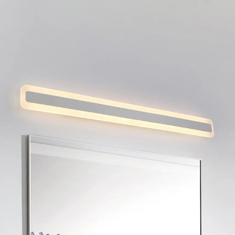 DecorBites™ Modern Acrylic LED Bathroom Vanity Lighting Fixture in Warm/White Light, 16"/19.5"/23.5" Wide