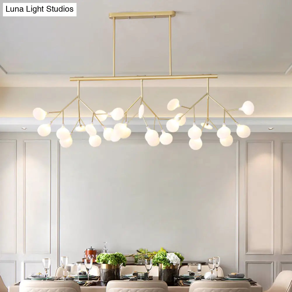 DecorBites™ Modern Acrylic LED Pendant Light Fixture with 27 Heads for Living Room