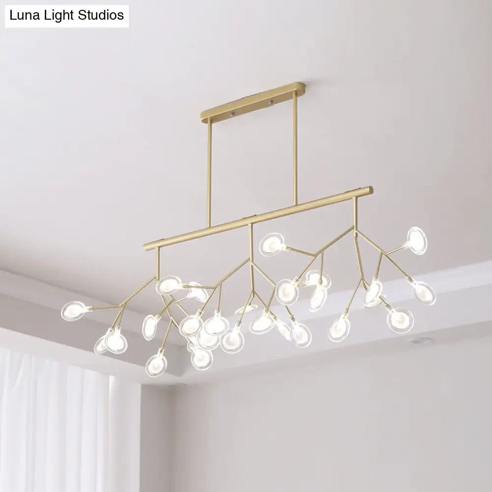 DecorBites™ Modern Acrylic LED Pendant Light Fixture with 27 Heads for Living Room