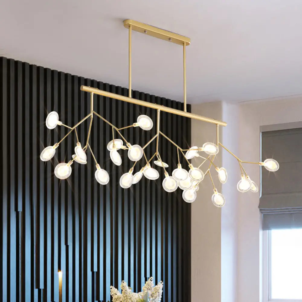 DecorBites™ Modern Acrylic LED Pendant Light Fixture with 27 Heads for Living Room