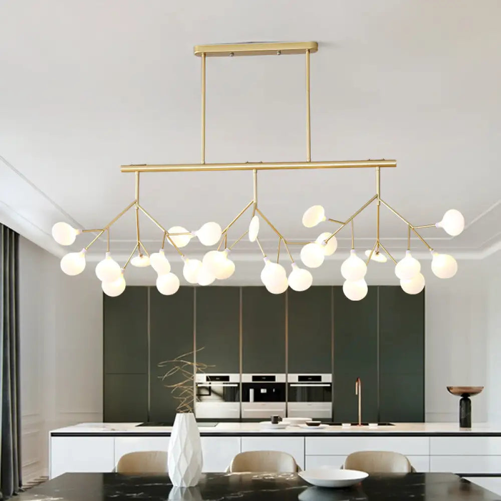 DecorBites™ Modern Acrylic LED Pendant Light Fixture with 27 Heads for Living Room