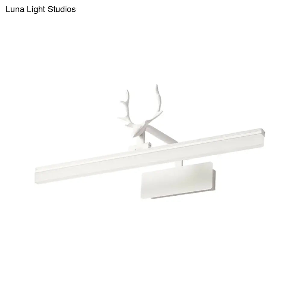 DecorBites™ Modern Acrylic LED Wall Lamp with Antler Design in Warm/White Light