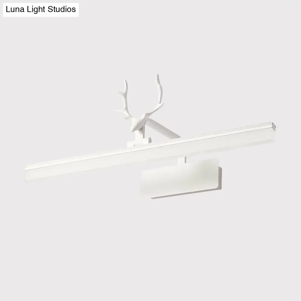DecorBites™ Modern Acrylic LED Wall Lamp with Antler Design in Warm/White Light