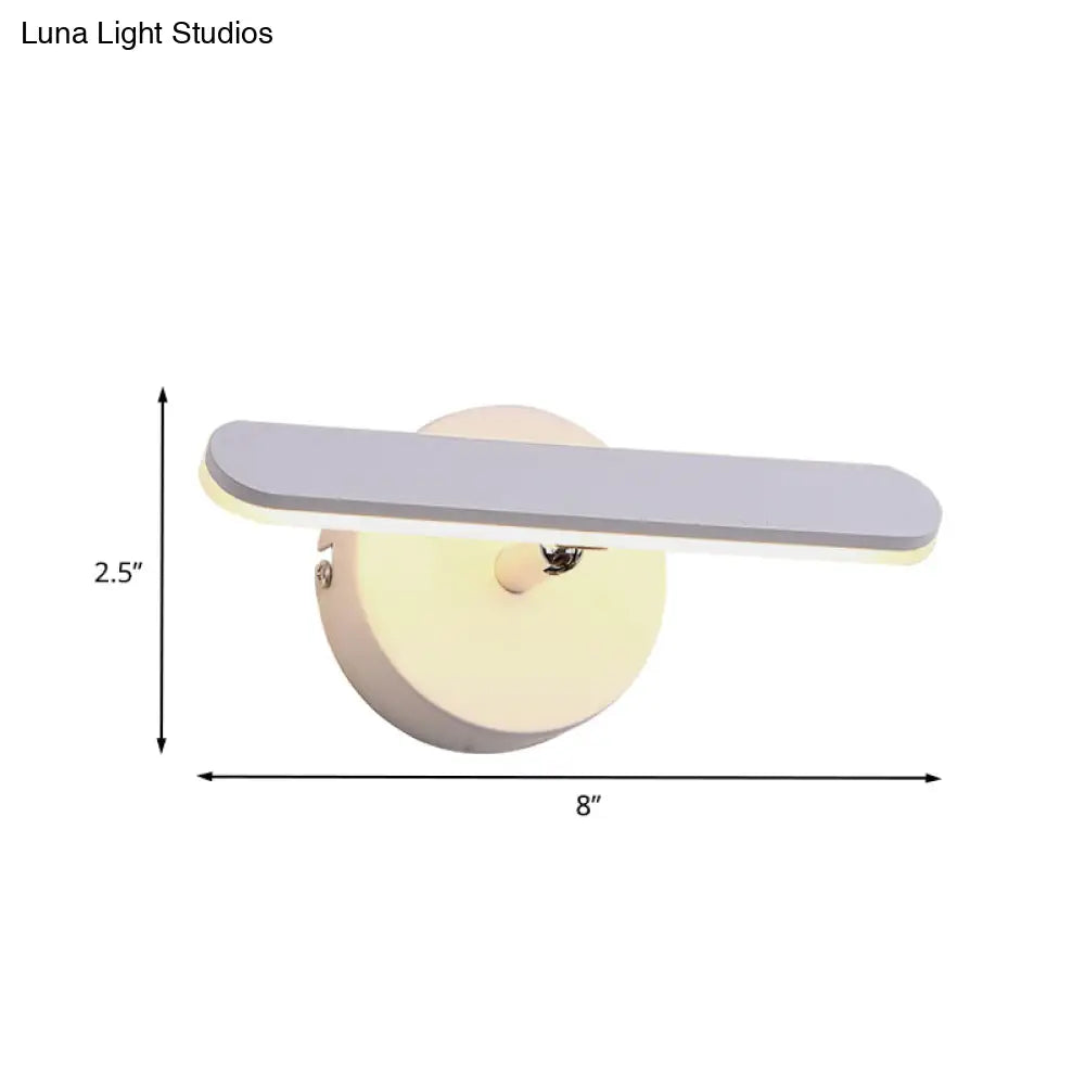 DecorBites™ Modern Aluminum LED Vanity Wall Light for Bathroom - Natural/Warm Light