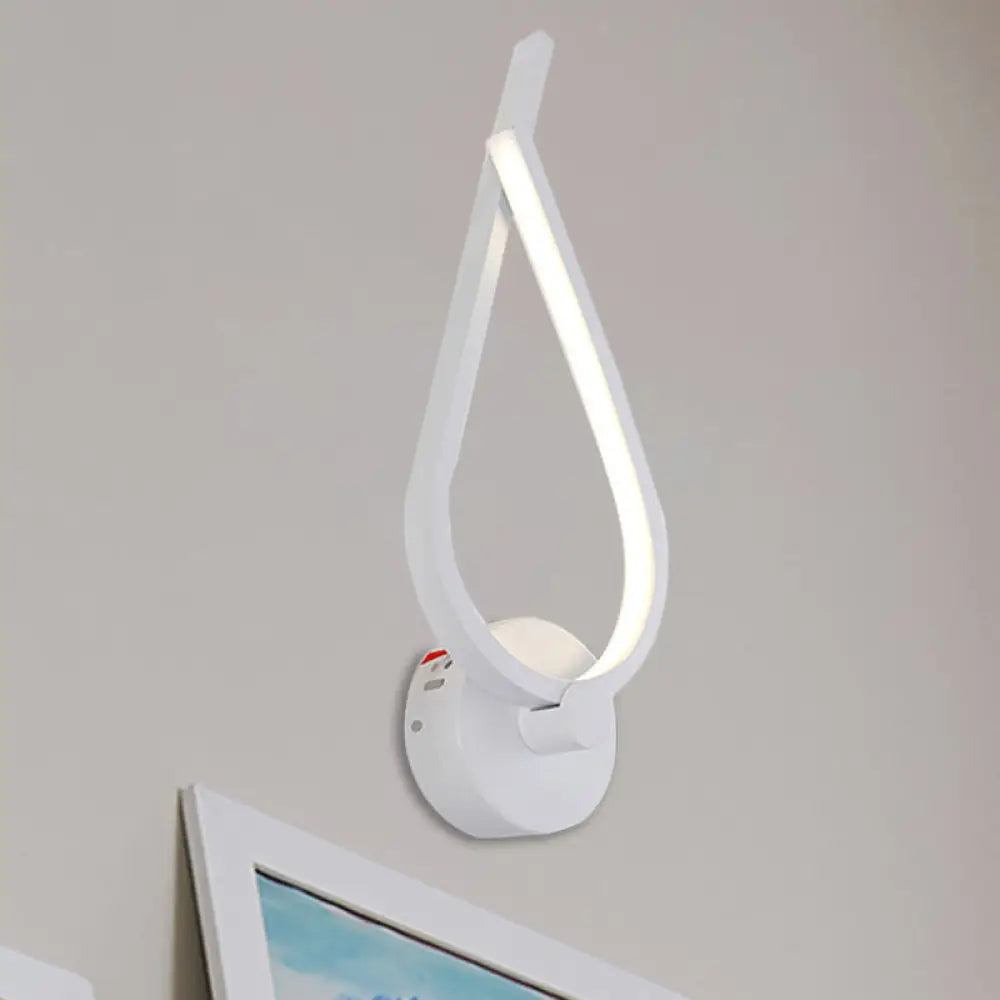 DecorBites™ Modern Black/White LED Metal Kink Linear Wall Light for Corridors - Wall Mounted Lamp