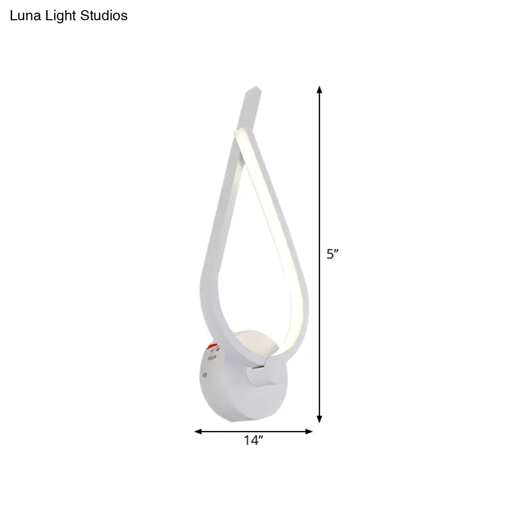 DecorBites™ Modern Black/White LED Metal Kink Linear Wall Light for Corridors - Wall Mounted Lamp