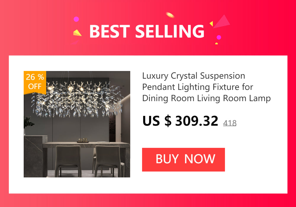 DecorBites™ Modern Chrome Crystal Chandelier for Living Room