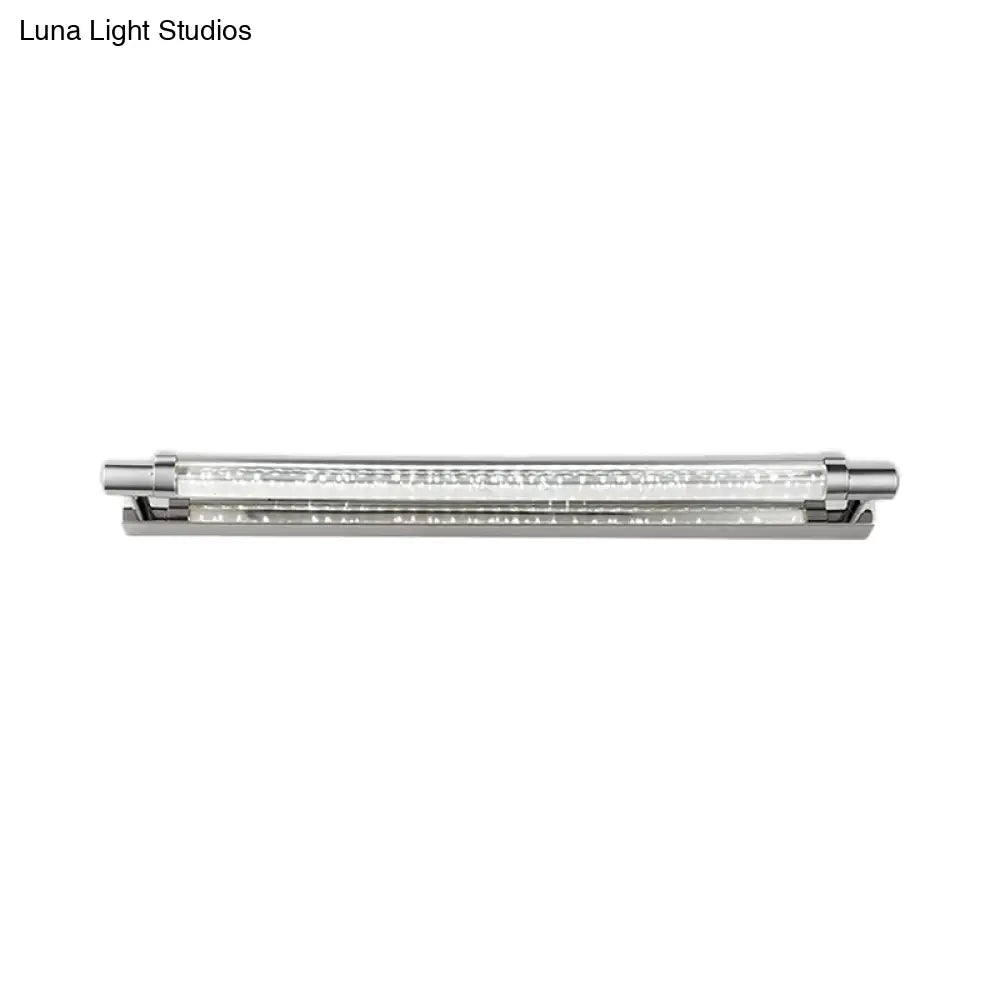 DecorBites™ Modern Chrome LED Vanity Light with Adjustable Warm/White/Third Gear Settings for Bathroom - 19.5"/23.5" Width
