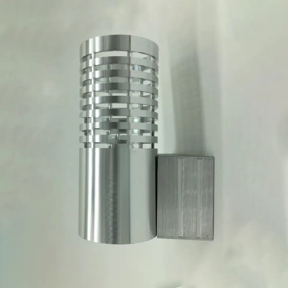 DecorBites™ Modern Chrome LED Wall Lamp with Hollow Design and Warm/White Light