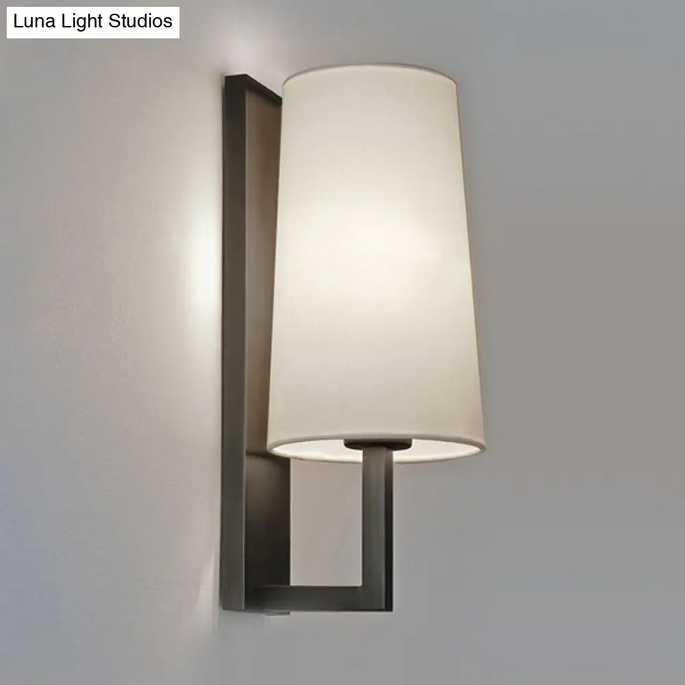 DecorBites™ Modern Cone Wall Sconce in Chrome for Bedside Lighting