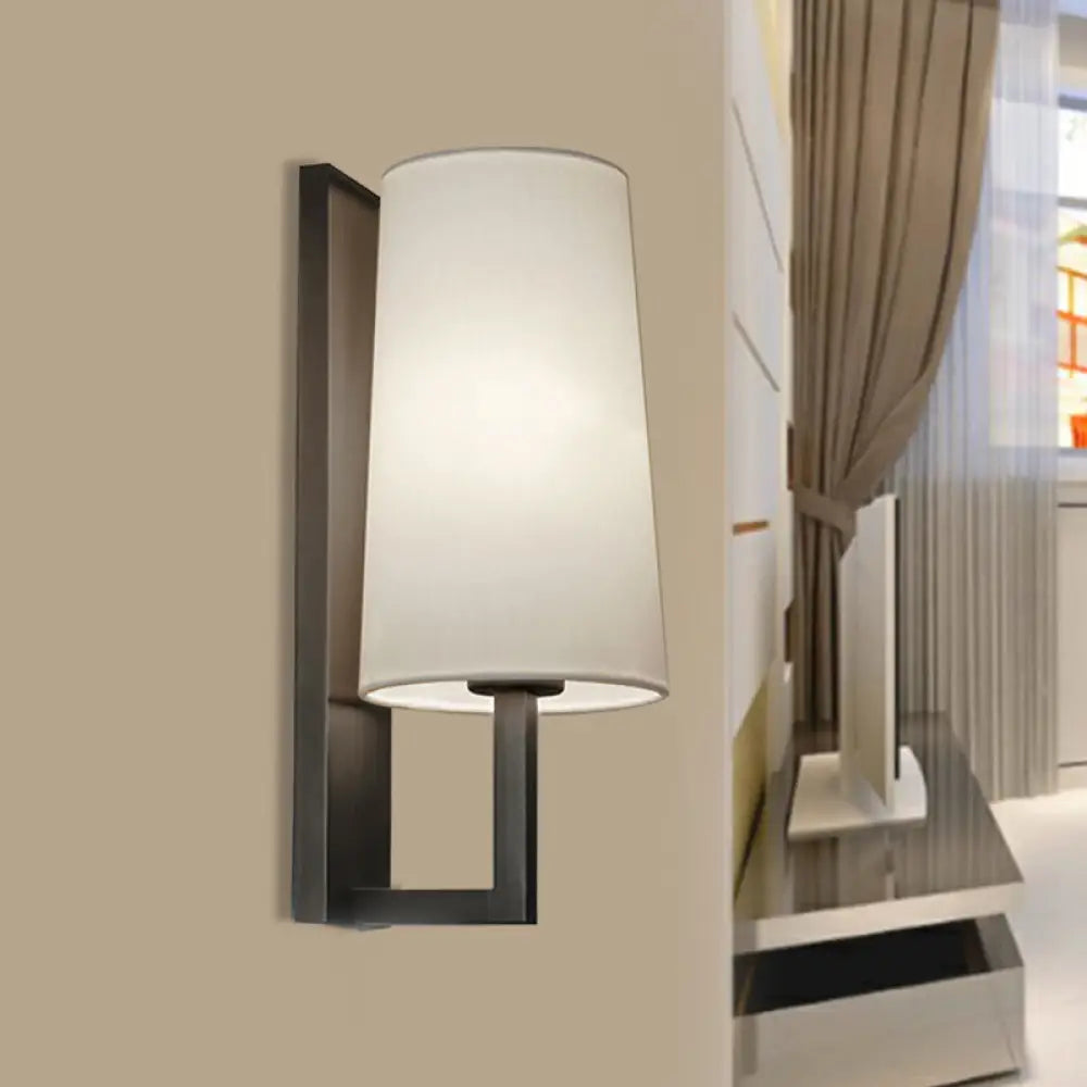 DecorBites™ Modern Cone Wall Sconce in Chrome for Bedside Lighting