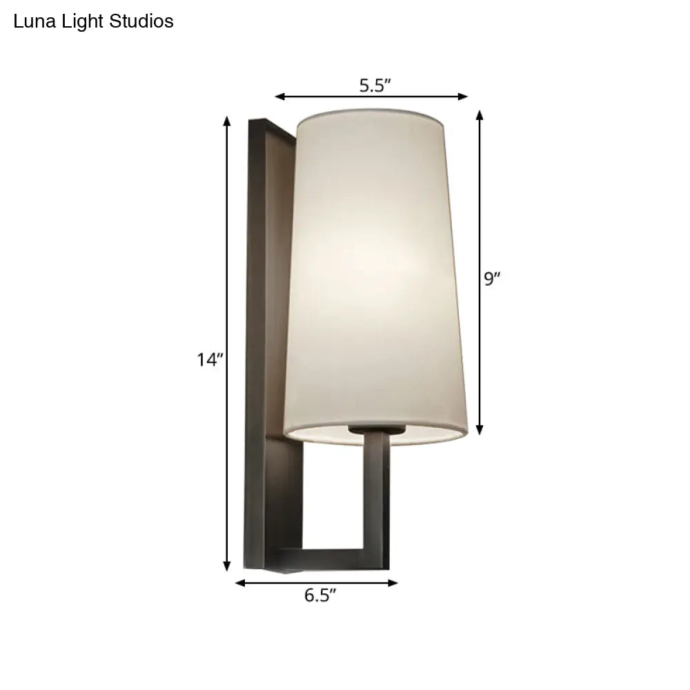 DecorBites™ Modern Cone Wall Sconce in Chrome for Bedside Lighting
