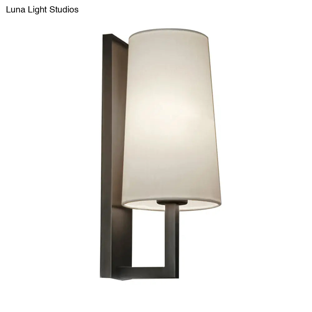 DecorBites™ Modern Cone Wall Sconce in Chrome for Bedside Lighting