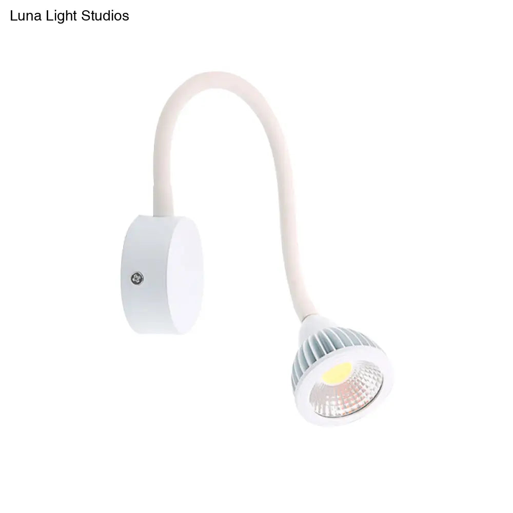 DecorBites™ Modern Dome Aluminum LED Wall Sconce Light with Adjustable Warm/White Lighting - Switch Optional