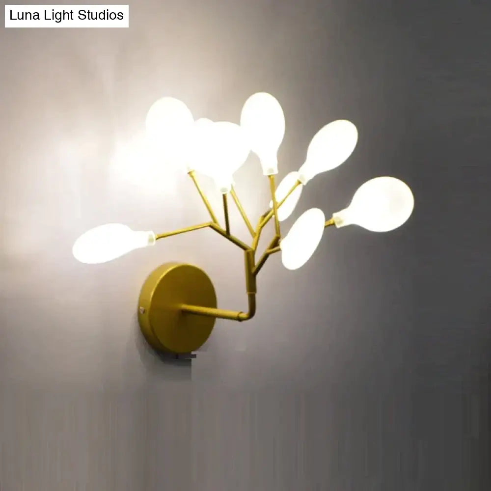 DecorBites™ Modern firefly Tree Branch LED Wall Light for Bedroom Study Room