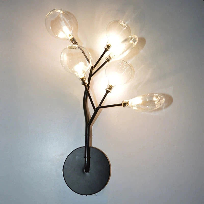 DecorBites™ Modern firefly Tree Branch LED Wall Light for Bedroom Study Room