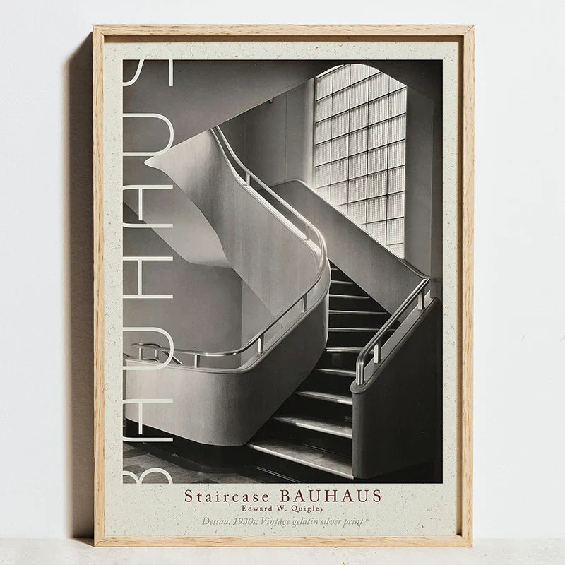 DecorBites™ Modern Geometric Bauhaus Wall Art Print