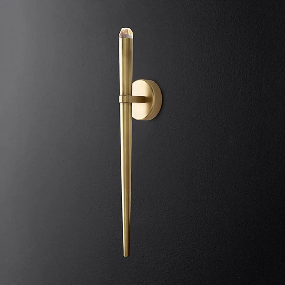 DecorBites™ Modern Gold Linear LED Wall Lamp for Stylish Living Room Lighting