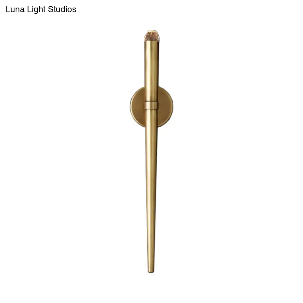 DecorBites™ Modern Gold Linear LED Wall Lamp for Stylish Living Room Lighting
