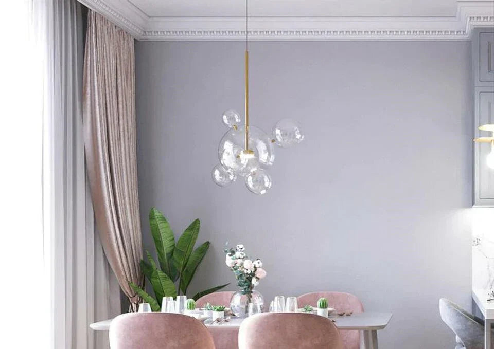DecorBites™ Modern LED Bubble Chandelier for Home