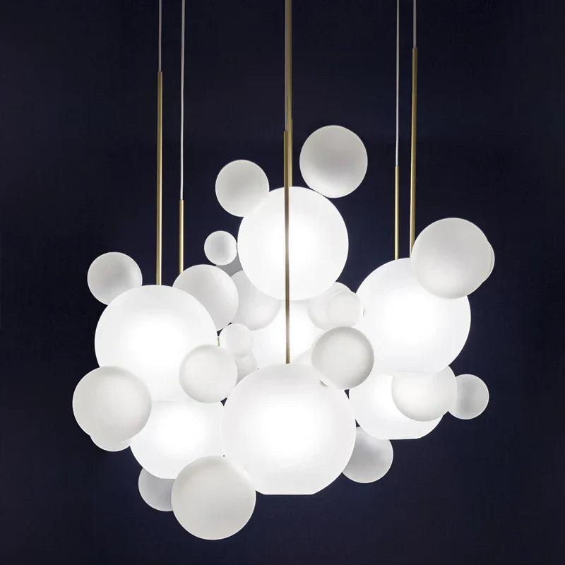 DecorBites™ Modern LED Bubble Chandelier for Home