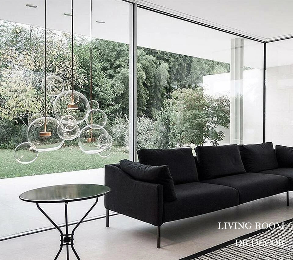 DecorBites™ Modern LED Bubble Chandelier for Home