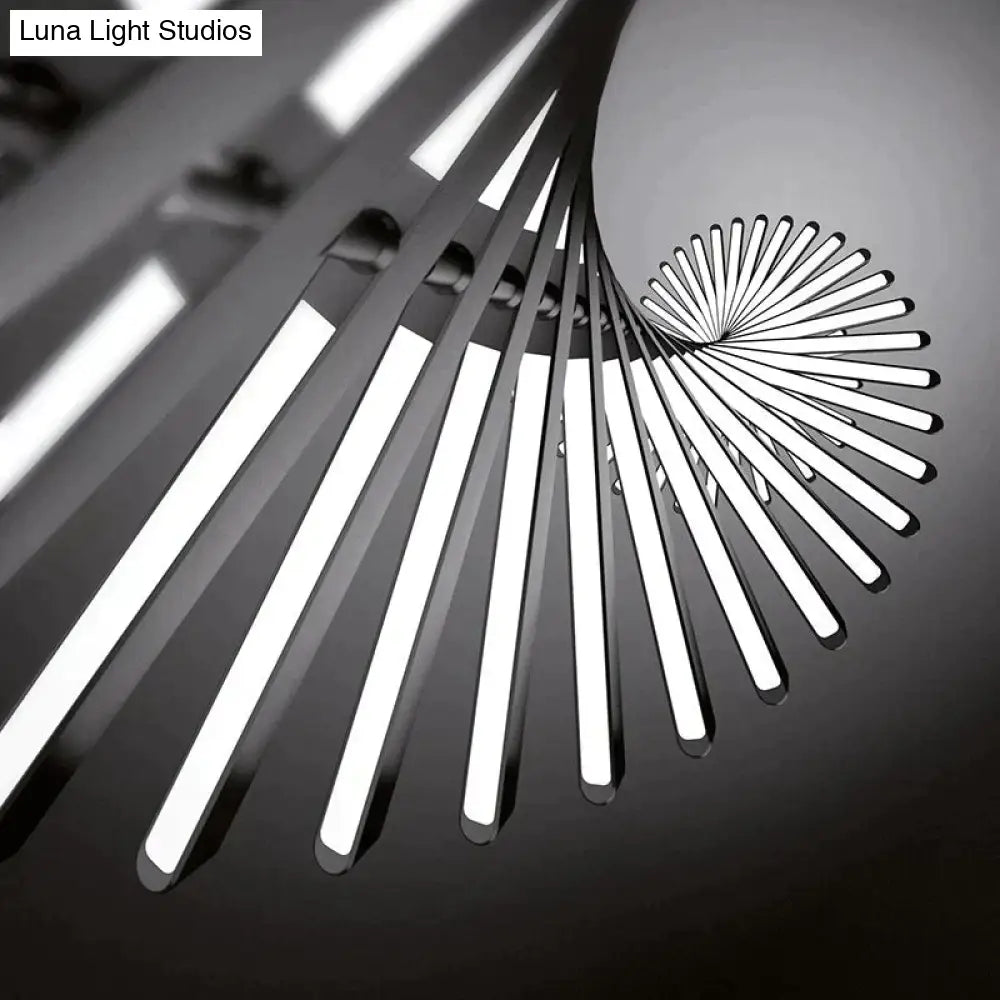 DecorBites™ Modern LED Chandelier Lighting Nordic Loft Black White Hanging Pendant Light