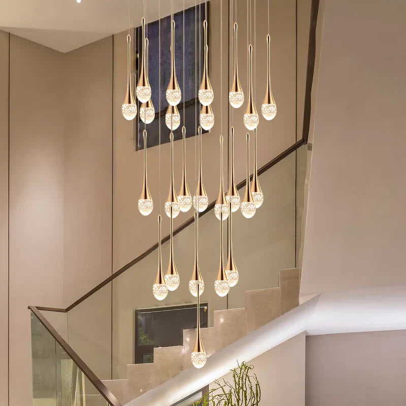 DecorBites™ Modern LED Crystal Chandelier for Home Decor